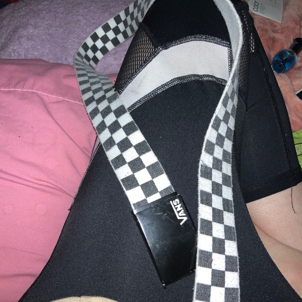 Vans checkered belt